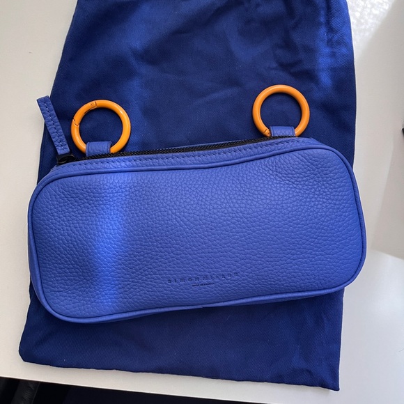 Like NEW Simon Miller Clutch / Small Handbag in Striking Bold Blue - Picture 1 of 6